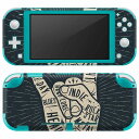 igsticker Nintendo Switch Lite 専用 デザインスキンシール 全面 ニンテンドー スイッチ ライト 専用 ゲーム機 カバー アクセサリー フィルム ステッカー エアフリー 010416 英語 手 タトゥー