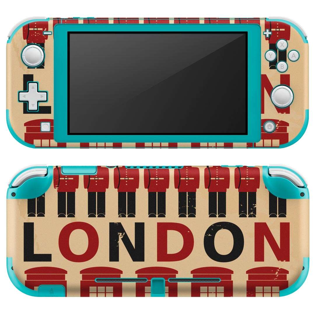 igsticker Nintendo Switch Lite 専用 デザインスキンシール 全面 ニンテンドー スイッチ ライト 専用 ゲーム機 カバー アクセサリー フィルム ステッカー エアフリー 010424 外国　兵隊　バス