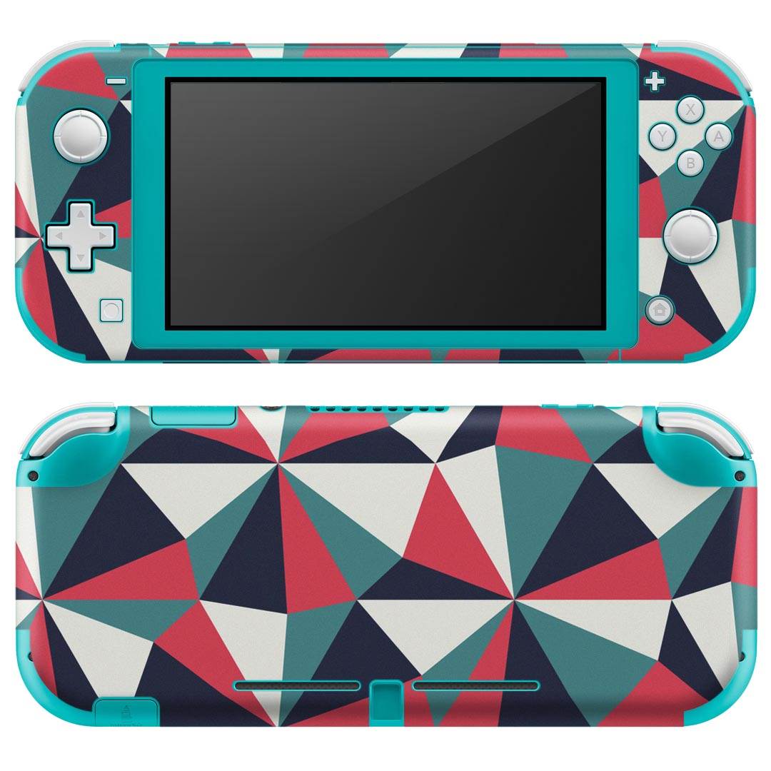 製品名 Nintendo Switch Lite専用 デザインスキンシール セット内容 Nintendo Switch Lite本体用スキンシール（裏表）各1枚 ※液晶側シールは2パーツに分かれていますニンテンドースイッチライト専用です。据え置き機のSwitch本体やJoyコンには対応していません。 商品特徴 3M社製の再剥離性シートを素材に採用し、細かな位置調整がしやすく貼り直しが容易です。また、エアフリーでもありますので気泡が簡単に逃げるので、キレイに貼ることができます。専用の業務プリンターを使い、商品画像と遜色のない美しい印刷仕上がり。 注意事項 画像はサンプルですので、ご覧の環境によっては多少色味に違いを感じる場合がございます。 イメージと違った、モニターと色味が異なるという理由での交換や返金はご対応出来かねます。スキンシールのみの販売で、ニンテンドースイッチ本体などは付属しません。シワができた場合、ドライヤーなどで軽く温め、外側に向けてシワを伸ばすように貼ってください。初回貼付時の位置調整や貼り直しは可能ですが、しっかりと押し付けて接着させた後の再剥離、再利用は保証しておりません。また接着部に油分や汚れが付着しますと角の部分は剥がれやすくなりますので、貼付時はあまり触れないようにご注意ください。無地のセミグロスシートにデザインをプリントした商品で、デコなどの加工はございません。 凹凸や光沢があるように見えたり布地や金属を素材にしたように見える商品もありますが、デザインの図版によるものです。印刷時に微妙な画像のズレが生じる場合がございます。ご注文後に1点1点制作する受注生産品の為、不良品以外のご返品や交換は固くお断りします。 商品発送 完全受注生産のハンドメイド商品となりますので、既製品と比べて発送までお時間を頂いています。 基本的に決済確認後2?3営業日、最大で10営業日での発送となります。繁忙期や休業日明けの場合はさらに時間がかかる場合があります。 その際には別途メールにてご連絡致します。メール便の場合、発送日から到着までに2?4日ほどかかる場合が多く、紛失などの保障もご対応できかねます。あらかじめご了承下さい。