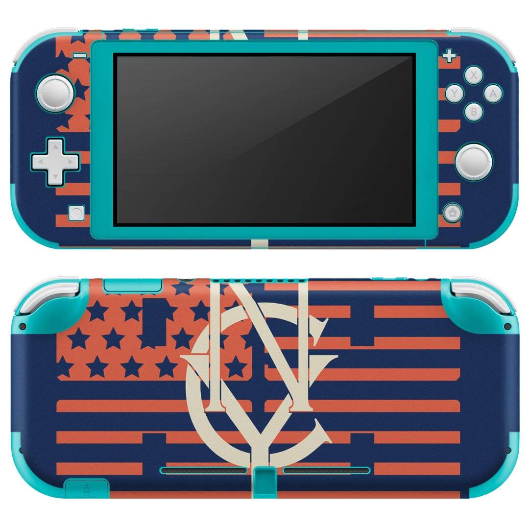 igsticker Nintendo Switch Lite 専用 デザインスキンシール 全面 ニンテンドー スイッチ ライト 専用 ゲーム機 カバー アクセサリー フィルム ステッカー エアフリー 010489 英語 外国 アメリカ