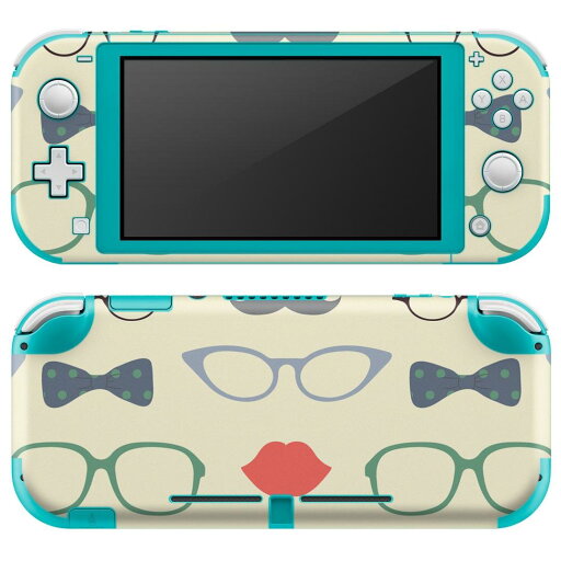 igsticker Nintendo Switch Lite 専用 デザインスキンシール 全面 ニンテンドー スイッチ ライト 専用 ゲーム機 カバー アクセサリー フィルム ステッカー エアフリー 010506 めがね ひげ くちびる igsticker Nintendo Switch Lite 専用 デザインスキンシール 全面 ニンテンドー スイッチ ライト 専用 ゲーム機 カバー アクセサリー フィルム ステッカー エアフリー 010506 めがね ひげ くちびる