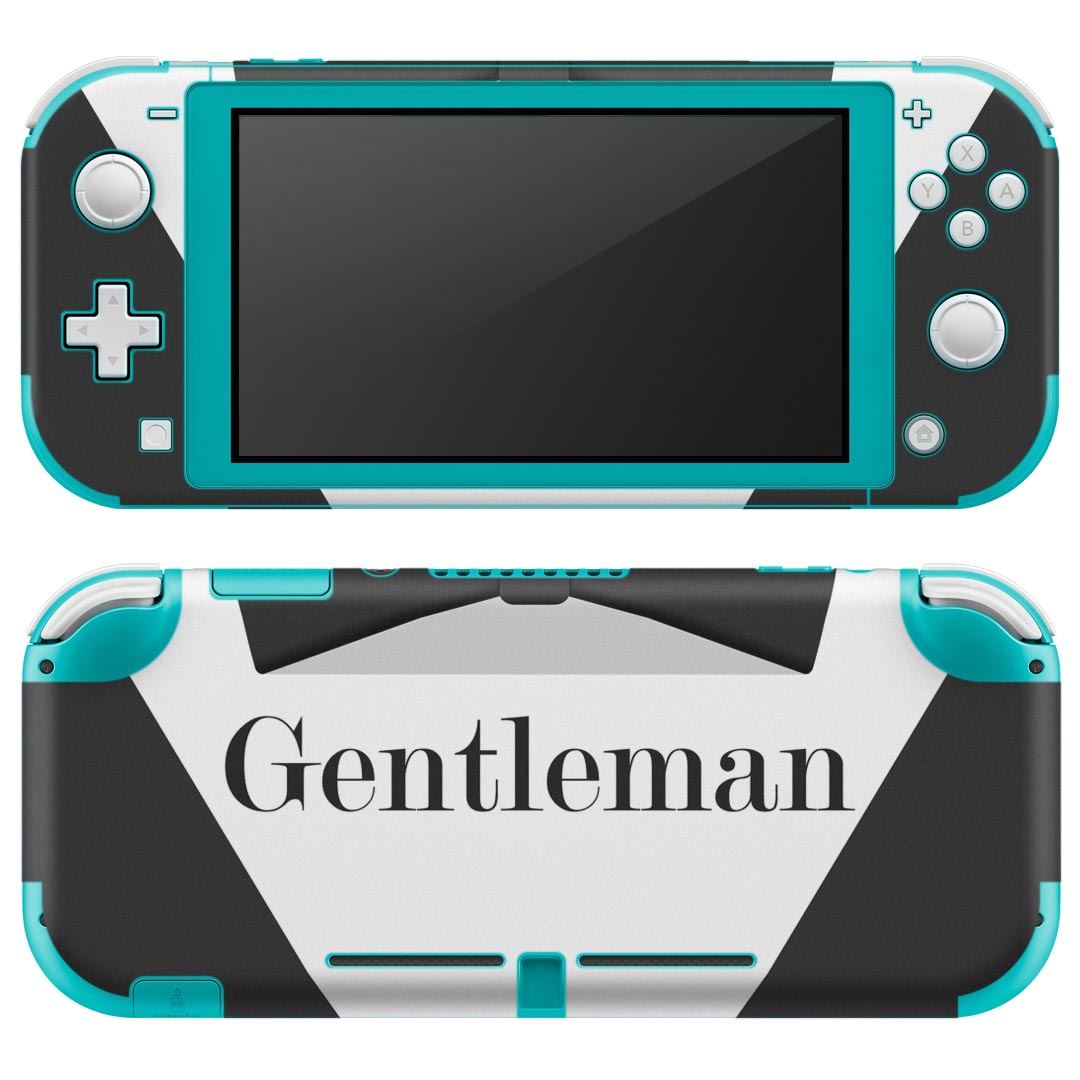 igsticker Nintendo Switch Lite 専用 デザインスキンシール 全面 ニンテンドー スイッチ ライト 専用 ゲーム機 カバー アクセサリー フィルム ステッカー エアフリー 010522 蝶ネクタイ おしゃれ 英語