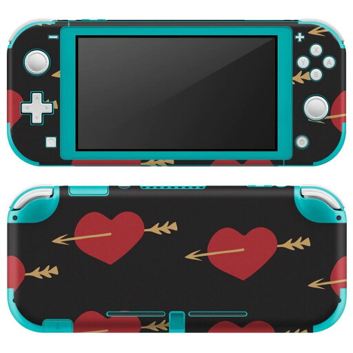 igsticker Nintendo Switch Lite 専用 デザインスキンシール 全面 ニンテンドー スイッチ ライト 専用 ゲーム機 カバー アクセサリー フィルム ステッカー エアフリー 010524 ハート 矢 赤 igsticker Nintendo Switch Lite 専用 デザインスキンシール 全面 ニンテンドー スイッチ ライト 専用 ゲーム機 カバー アクセサリー フィルム ステッカー エアフリー 010524 ハート 矢 赤