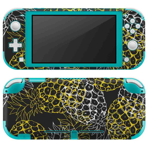 igsticker Nintendo Switch Lite 専用 デザインスキンシール 全面 ニンテンドー スイッチ ライト 専用 ゲーム機 カバー アクセサリー フィルム ステッカー エアフリー 010554 パイナップル 黒 果物 igsticker Nintendo Switch Lite 専用 デザインスキンシール 全面 ニンテンドー スイッチ ライト 専用 ゲーム機 カバー アクセサリー フィルム ステッカー エアフリー 010554 パイナップル 黒 果物