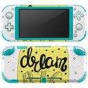 igsticker Nintendo Switch Lite 専用 デザインスキンシール 全面 ニンテンドー スイッチ ライト 専用 ゲーム機 カバー アクセサリー フィルム ステッカー エアフリー 010565 英語　ハート　星