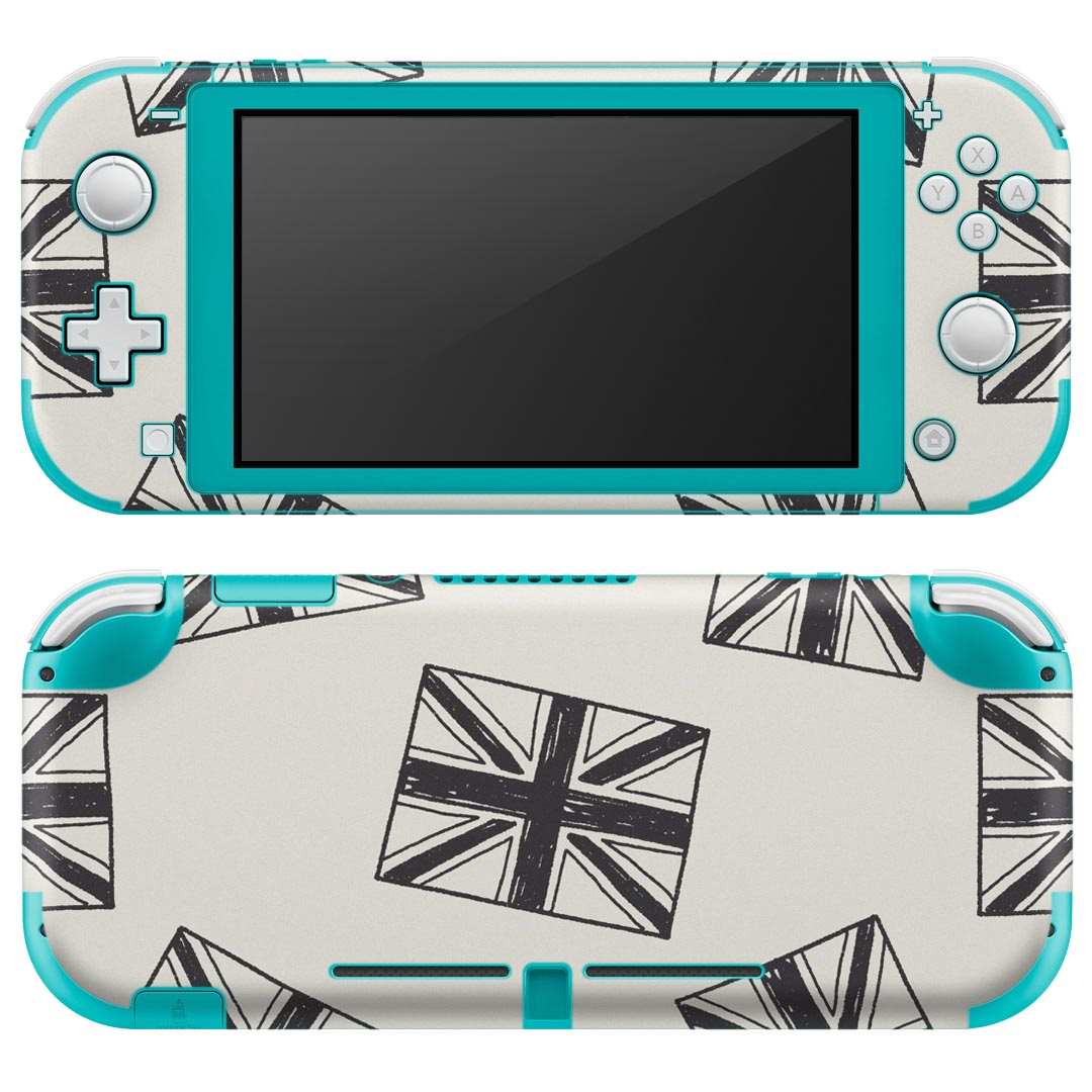 製品名 Nintendo Switch Lite専用 デザインスキンシール セット内容 Nintendo Switch Lite本体用スキンシール（裏表）各1枚 ※液晶側シールは2パーツに分かれていますニンテンドースイッチライト専用です。据え置き機のSwitch本体やJoyコンには対応していません。 商品特徴 3M社製の再剥離性シートを素材に採用し、細かな位置調整がしやすく貼り直しが容易です。また、エアフリーでもありますので気泡が簡単に逃げるので、キレイに貼ることができます。専用の業務プリンターを使い、商品画像と遜色のない美しい印刷仕上がり。 注意事項 画像はサンプルですので、ご覧の環境によっては多少色味に違いを感じる場合がございます。 イメージと違った、モニターと色味が異なるという理由での交換や返金はご対応出来かねます。スキンシールのみの販売で、ニンテンドースイッチ本体などは付属しません。シワができた場合、ドライヤーなどで軽く温め、外側に向けてシワを伸ばすように貼ってください。初回貼付時の位置調整や貼り直しは可能ですが、しっかりと押し付けて接着させた後の再剥離、再利用は保証しておりません。また接着部に油分や汚れが付着しますと角の部分は剥がれやすくなりますので、貼付時はあまり触れないようにご注意ください。無地のセミグロスシートにデザインをプリントした商品で、デコなどの加工はございません。 凹凸や光沢があるように見えたり布地や金属を素材にしたように見える商品もありますが、デザインの図版によるものです。印刷時に微妙な画像のズレが生じる場合がございます。ご注文後に1点1点制作する受注生産品の為、不良品以外のご返品や交換は固くお断りします。 商品発送 完全受注生産のハンドメイド商品となりますので、既製品と比べて発送までお時間を頂いています。 基本的に決済確認後2?3営業日、最大で10営業日での発送となります。繁忙期や休業日明けの場合はさらに時間がかかる場合があります。 その際には別途メールにてご連絡致します。メール便の場合、発送日から到着までに2?4日ほどかかる場合が多く、紛失などの保障もご対応できかねます。あらかじめご了承下さい。