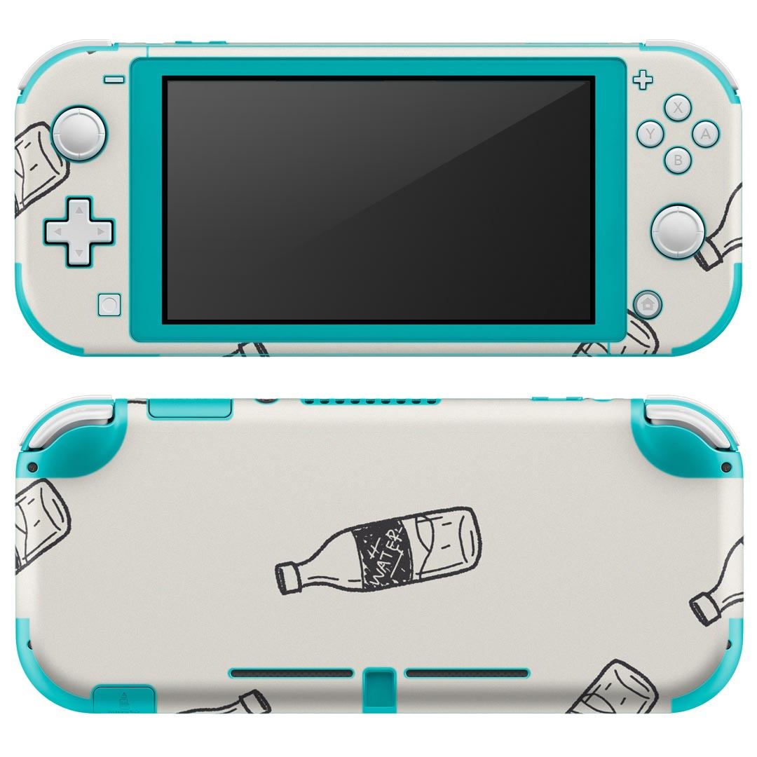 製品名 Nintendo Switch Lite専用 デザインスキンシール セット内容 Nintendo Switch Lite本体用スキンシール（裏表）各1枚 ※液晶側シールは2パーツに分かれていますニンテンドースイッチライト専用です。据え置き機のSwitch本体やJoyコンには対応していません。 商品特徴 3M社製の再剥離性シートを素材に採用し、細かな位置調整がしやすく貼り直しが容易です。また、エアフリーでもありますので気泡が簡単に逃げるので、キレイに貼ることができます。専用の業務プリンターを使い、商品画像と遜色のない美しい印刷仕上がり。 注意事項 画像はサンプルですので、ご覧の環境によっては多少色味に違いを感じる場合がございます。 イメージと違った、モニターと色味が異なるという理由での交換や返金はご対応出来かねます。スキンシールのみの販売で、ニンテンドースイッチ本体などは付属しません。シワができた場合、ドライヤーなどで軽く温め、外側に向けてシワを伸ばすように貼ってください。初回貼付時の位置調整や貼り直しは可能ですが、しっかりと押し付けて接着させた後の再剥離、再利用は保証しておりません。また接着部に油分や汚れが付着しますと角の部分は剥がれやすくなりますので、貼付時はあまり触れないようにご注意ください。無地のセミグロスシートにデザインをプリントした商品で、デコなどの加工はございません。 凹凸や光沢があるように見えたり布地や金属を素材にしたように見える商品もありますが、デザインの図版によるものです。印刷時に微妙な画像のズレが生じる場合がございます。ご注文後に1点1点制作する受注生産品の為、不良品以外のご返品や交換は固くお断りします。 商品発送 完全受注生産のハンドメイド商品となりますので、既製品と比べて発送までお時間を頂いています。 基本的に決済確認後2?3営業日、最大で10営業日での発送となります。繁忙期や休業日明けの場合はさらに時間がかかる場合があります。 その際には別途メールにてご連絡致します。メール便の場合、発送日から到着までに2?4日ほどかかる場合が多く、紛失などの保障もご対応できかねます。あらかじめご了承下さい。