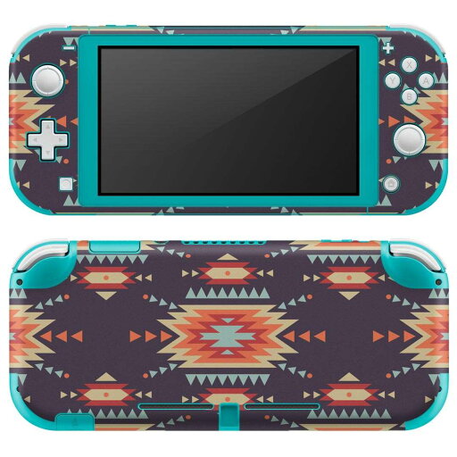 igsticker Nintendo Switch Lite 専用 デザインスキンシール 全面 ニンテンドー スイッチ ライト 専用 ゲーム機 カバー アクセサリー フィルム ステッカー エアフリー 010730 ネイティブ柄 カラフル igsticker Nintendo Switch Lite 専用 デザインスキンシール 全面 ニンテンドー スイッチ ライト 専用 ゲーム機 カバー アクセサリー フィルム ステッカー エアフリー 010730 ネイティブ柄 カラフル