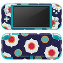 igsticker Nintendo Switch Lite 専用 デザインスキンシール 全面 ニンテンドー スイッチ ライト 専用 ゲーム機 カバー アクセサリー フィルム ステッカー エアフリー 010742 模様　紺　ピンク