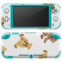 igsticker Nintendo Switch Lite 専用 デザインスキンシール 全面 ニンテンドー スイッチ ライト 専用 ゲーム機 カバー アクセサリー フィルム ステッカー エアフリー 010830 テディベア　ぬいぐるみ