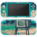 igsticker Nintendo Switch Lite 専用 デザインスキンシール 全面 ニンテンドー スイッチ ライト 専用 ゲーム機 カバー アクセサリー フィルム ステッカー エアフリー 010836 テレビ　レトロ　写真