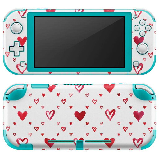 igsticker Nintendo Switch Lite 専用 デザインスキンシール 全面 ニンテンドー スイッチ ライト 専用 ゲーム機 カバー アクセサリー フィルム ステッカー エアフリー 010852 ハート 赤 色彩 igsticker Nintendo Switch Lite 専用 デザインスキンシール 全面 ニンテンドー スイッチ ライト 専用 ゲーム機 カバー アクセサリー フィルム ステッカー エアフリー 010852 ハート 赤 色彩