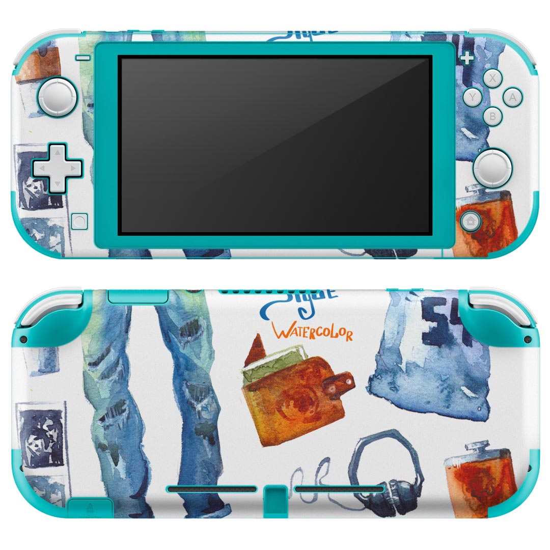igsticker Nintendo Switch Lite 専用 デザインスキンシール 全面 ニンテンドー スイッチ ライト 専用 ゲーム機 カバー アクセサリー フィルム ステッカー エアフリー 010869 ファッション　おしゃれ　男性
