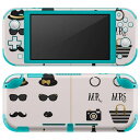 igsticker Nintendo Switch Lite 専用 デザインスキンシール 全面 ニンテンドー スイッチ ライト 専用 ゲーム機 カバー アクセサリー フィルム ステッカー エアフリー 010878 めがね 指輪 ファッション(2)