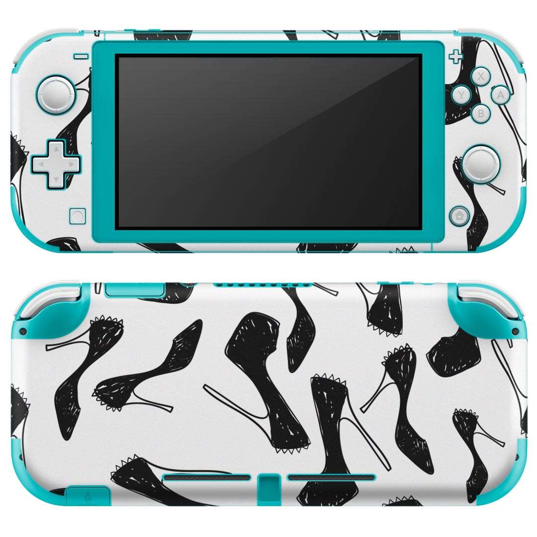 igsticker Nintendo Switch Lite 専用 デザインスキンシール 全面 ニンテンドー スイッチ ライト 専用 ゲーム機 カバー アクセサリー フィルム ステッカー エアフリー 010880 靴 ハイヒール おしゃれ