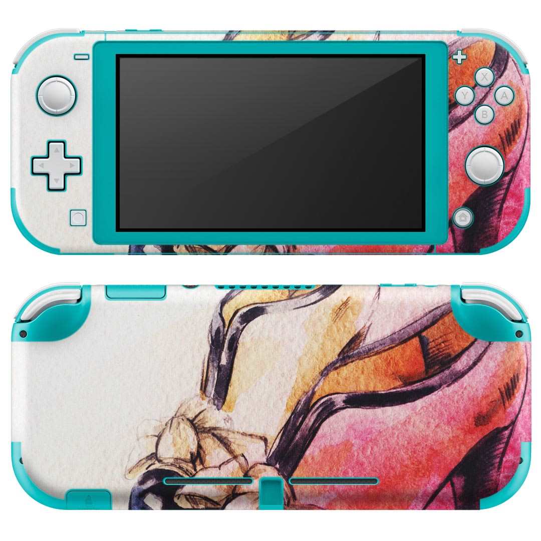 igsticker Nintendo Switch Lite 専用 デザインスキンシール 全面 ニンテンドー スイッチ ライト 専用 ゲーム機 カバー アクセサリー フィルム ステッカー エアフリー 010894 靴　ハイヒール　ピン鵜