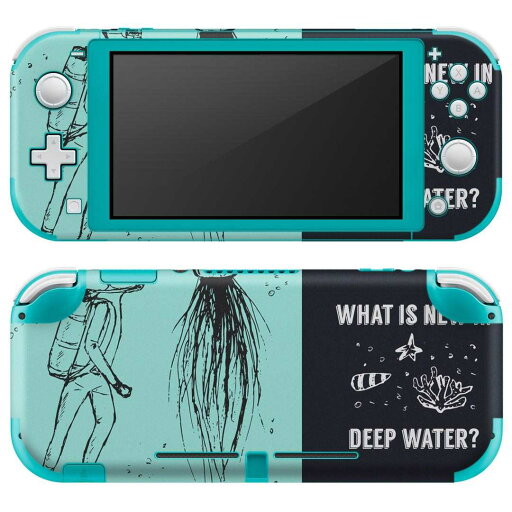 igsticker Nintendo Switch Lite 専用 デザインスキンシール 全面 ニンテンドー スイッチ ライト 専用 ゲーム機 カバー アクセサリー フィルム ステッカー エアフリー 010946 海 くらげ ダイビング igsticker Nintendo Switch Lite 専用 デザインスキンシール 全面 ニンテンドー スイッチ ライト 専用 ゲーム機 カバー アクセサリー フィルム ステッカー エアフリー 010946 海 くらげ ダイビング