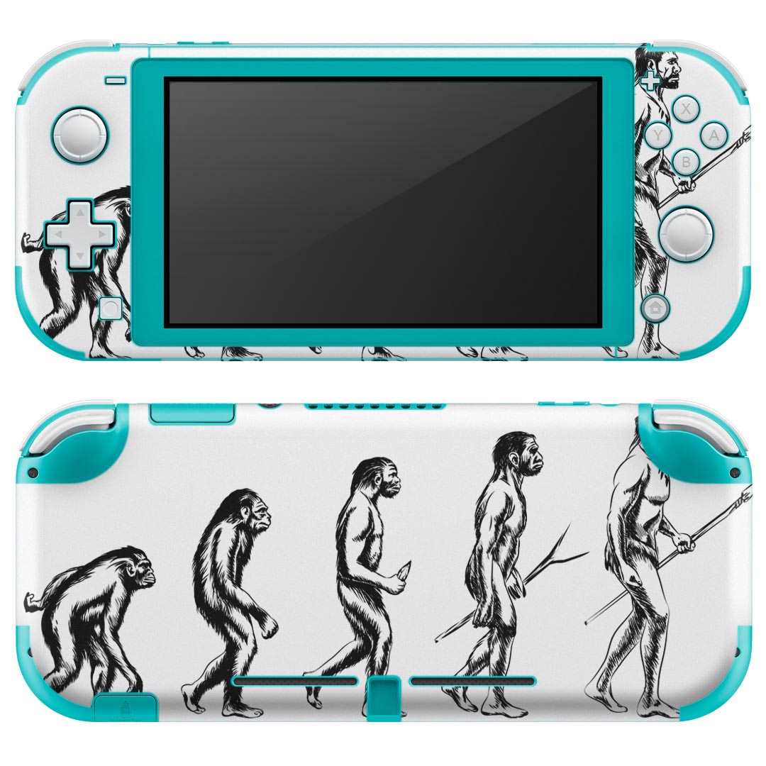 製品名 Nintendo Switch Lite専用 デザインスキンシール セット内容 Nintendo Switch Lite本体用スキンシール（裏表）各1枚 ※液晶側シールは2パーツに分かれていますニンテンドースイッチライト専用です。据え置き機のSwitch本体やJoyコンには対応していません。 商品特徴 3M社製の再剥離性シートを素材に採用し、細かな位置調整がしやすく貼り直しが容易です。また、エアフリーでもありますので気泡が簡単に逃げるので、キレイに貼ることができます。専用の業務プリンターを使い、商品画像と遜色のない美しい印刷仕上がり。 注意事項 画像はサンプルですので、ご覧の環境によっては多少色味に違いを感じる場合がございます。 イメージと違った、モニターと色味が異なるという理由での交換や返金はご対応出来かねます。スキンシールのみの販売で、ニンテンドースイッチ本体などは付属しません。シワができた場合、ドライヤーなどで軽く温め、外側に向けてシワを伸ばすように貼ってください。初回貼付時の位置調整や貼り直しは可能ですが、しっかりと押し付けて接着させた後の再剥離、再利用は保証しておりません。また接着部に油分や汚れが付着しますと角の部分は剥がれやすくなりますので、貼付時はあまり触れないようにご注意ください。無地のセミグロスシートにデザインをプリントした商品で、デコなどの加工はございません。 凹凸や光沢があるように見えたり布地や金属を素材にしたように見える商品もありますが、デザインの図版によるものです。印刷時に微妙な画像のズレが生じる場合がございます。ご注文後に1点1点制作する受注生産品の為、不良品以外のご返品や交換は固くお断りします。 商品発送 完全受注生産のハンドメイド商品となりますので、既製品と比べて発送までお時間を頂いています。 基本的に決済確認後2?3営業日、最大で10営業日での発送となります。繁忙期や休業日明けの場合はさらに時間がかかる場合があります。 その際には別途メールにてご連絡致します。メール便の場合、発送日から到着までに2?4日ほどかかる場合が多く、紛失などの保障もご対応できかねます。あらかじめご了承下さい。