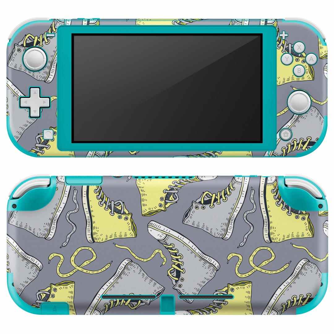igsticker Nintendo Switch Lite 専用 デザインスキンシール 全面 ニンテンドー スイッチ ライト 専用 ゲーム機 カバー アクセサリー フィルム ステッカー エアフリー 011049 靴 おしゃれ ファッション