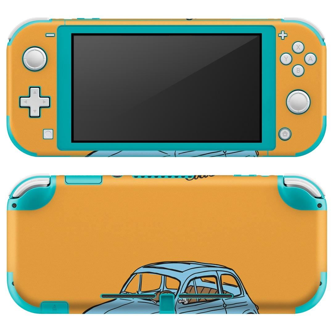 igsticker Nintendo Switch Lite 専用 デザインスキンシール 全面 ニンテンドー スイッチ ライト 専用 ゲーム機 カバー アクセサリー フィルム ステッカー エアフリー 011071 乗り物　車　レトロ