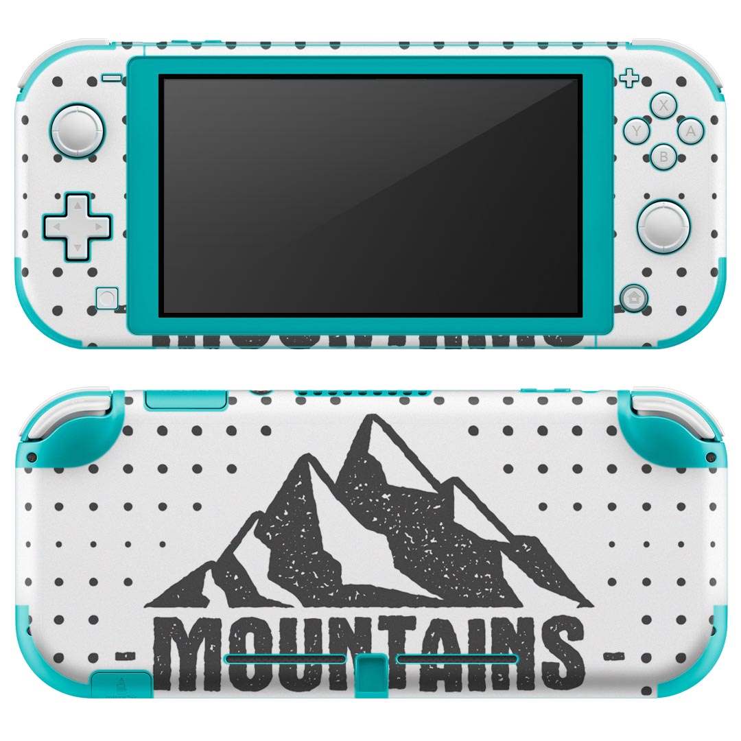 製品名 Nintendo Switch Lite専用 デザインスキンシール セット内容 Nintendo Switch Lite本体用スキンシール（裏表）各1枚 ※液晶側シールは2パーツに分かれていますニンテンドースイッチライト専用です。据え置き機のSwitch本体やJoyコンには対応していません。 商品特徴 3M社製の再剥離性シートを素材に採用し、細かな位置調整がしやすく貼り直しが容易です。また、エアフリーでもありますので気泡が簡単に逃げるので、キレイに貼ることができます。専用の業務プリンターを使い、商品画像と遜色のない美しい印刷仕上がり。 注意事項 画像はサンプルですので、ご覧の環境によっては多少色味に違いを感じる場合がございます。 イメージと違った、モニターと色味が異なるという理由での交換や返金はご対応出来かねます。スキンシールのみの販売で、ニンテンドースイッチ本体などは付属しません。シワができた場合、ドライヤーなどで軽く温め、外側に向けてシワを伸ばすように貼ってください。初回貼付時の位置調整や貼り直しは可能ですが、しっかりと押し付けて接着させた後の再剥離、再利用は保証しておりません。また接着部に油分や汚れが付着しますと角の部分は剥がれやすくなりますので、貼付時はあまり触れないようにご注意ください。無地のセミグロスシートにデザインをプリントした商品で、デコなどの加工はございません。 凹凸や光沢があるように見えたり布地や金属を素材にしたように見える商品もありますが、デザインの図版によるものです。印刷時に微妙な画像のズレが生じる場合がございます。ご注文後に1点1点制作する受注生産品の為、不良品以外のご返品や交換は固くお断りします。 商品発送 完全受注生産のハンドメイド商品となりますので、既製品と比べて発送までお時間を頂いています。 基本的に決済確認後2?3営業日、最大で10営業日での発送となります。繁忙期や休業日明けの場合はさらに時間がかかる場合があります。 その際には別途メールにてご連絡致します。メール便の場合、発送日から到着までに2?4日ほどかかる場合が多く、紛失などの保障もご対応できかねます。あらかじめご了承下さい。