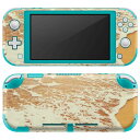 igsticker Nintendo Switch Lite 専用 デザインスキンシール 全面 ニンテンドー スイッチ ライト 専用 ゲーム機 カバー アクセサリー フィルム ステッカー エアフリー 011086 海　ビーチ　写真