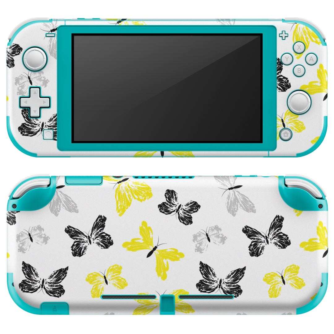 製品名 Nintendo Switch Lite専用 デザインスキンシール セット内容 Nintendo Switch Lite本体用スキンシール（裏表）各1枚 ※液晶側シールは2パーツに分かれていますニンテンドースイッチライト専用です。据え置き機のSwitch本体やJoyコンには対応していません。 商品特徴 3M社製の再剥離性シートを素材に採用し、細かな位置調整がしやすく貼り直しが容易です。また、エアフリーでもありますので気泡が簡単に逃げるので、キレイに貼ることができます。専用の業務プリンターを使い、商品画像と遜色のない美しい印刷仕上がり。 注意事項 画像はサンプルですので、ご覧の環境によっては多少色味に違いを感じる場合がございます。 イメージと違った、モニターと色味が異なるという理由での交換や返金はご対応出来かねます。スキンシールのみの販売で、ニンテンドースイッチ本体などは付属しません。シワができた場合、ドライヤーなどで軽く温め、外側に向けてシワを伸ばすように貼ってください。初回貼付時の位置調整や貼り直しは可能ですが、しっかりと押し付けて接着させた後の再剥離、再利用は保証しておりません。また接着部に油分や汚れが付着しますと角の部分は剥がれやすくなりますので、貼付時はあまり触れないようにご注意ください。無地のセミグロスシートにデザインをプリントした商品で、デコなどの加工はございません。 凹凸や光沢があるように見えたり布地や金属を素材にしたように見える商品もありますが、デザインの図版によるものです。印刷時に微妙な画像のズレが生じる場合がございます。ご注文後に1点1点制作する受注生産品の為、不良品以外のご返品や交換は固くお断りします。 商品発送 完全受注生産のハンドメイド商品となりますので、既製品と比べて発送までお時間を頂いています。 基本的に決済確認後2?3営業日、最大で10営業日での発送となります。繁忙期や休業日明けの場合はさらに時間がかかる場合があります。 その際には別途メールにてご連絡致します。メール便の場合、発送日から到着までに2?4日ほどかかる場合が多く、紛失などの保障もご対応できかねます。あらかじめご了承下さい。