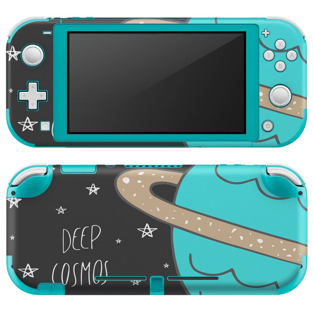 igsticker Nintendo Switch Lite 専用 デザインスキンシール 全面 ニンテンドー スイッチ ライト 専用 ゲーム機 カバー アクセサリー フィルム ステッカー エアフリー 011137 宇宙　惑星　星