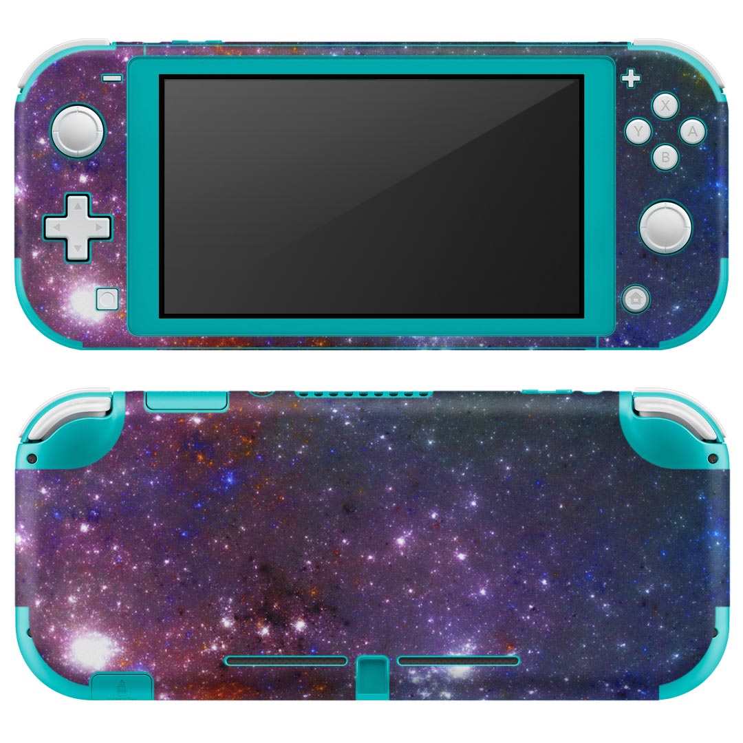 igsticker Nintendo Switch Lite 専用 デザインスキンシール 全面 ニンテンドー スイッチ ライト 専用 ゲーム機 カバー アクセサリー フィルム ステッカー エアフリー 011146 宇宙 夜空 星