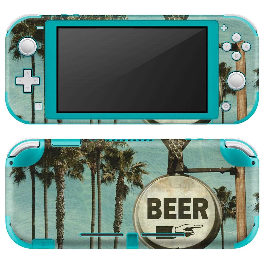製品名 Nintendo Switch Lite専用 デザインスキンシール セット内容 Nintendo Switch Lite本体用スキンシール（裏表）各1枚 ※液晶側シールは2パーツに分かれていますニンテンドースイッチライト専用です。据え置き機のSwitch本体やJoyコンには対応していません。 商品特徴 3M社製の再剥離性シートを素材に採用し、細かな位置調整がしやすく貼り直しが容易です。また、エアフリーでもありますので気泡が簡単に逃げるので、キレイに貼ることができます。専用の業務プリンターを使い、商品画像と遜色のない美しい印刷仕上がり。 注意事項 画像はサンプルですので、ご覧の環境によっては多少色味に違いを感じる場合がございます。 イメージと違った、モニターと色味が異なるという理由での交換や返金はご対応出来かねます。スキンシールのみの販売で、ニンテンドースイッチ本体などは付属しません。シワができた場合、ドライヤーなどで軽く温め、外側に向けてシワを伸ばすように貼ってください。初回貼付時の位置調整や貼り直しは可能ですが、しっかりと押し付けて接着させた後の再剥離、再利用は保証しておりません。また接着部に油分や汚れが付着しますと角の部分は剥がれやすくなりますので、貼付時はあまり触れないようにご注意ください。無地のセミグロスシートにデザインをプリントした商品で、デコなどの加工はございません。 凹凸や光沢があるように見えたり布地や金属を素材にしたように見える商品もありますが、デザインの図版によるものです。印刷時に微妙な画像のズレが生じる場合がございます。ご注文後に1点1点制作する受注生産品の為、不良品以外のご返品や交換は固くお断りします。 商品発送 完全受注生産のハンドメイド商品となりますので、既製品と比べて発送までお時間を頂いています。 基本的に決済確認後2?3営業日、最大で10営業日での発送となります。繁忙期や休業日明けの場合はさらに時間がかかる場合があります。 その際には別途メールにてご連絡致します。メール便の場合、発送日から到着までに2?4日ほどかかる場合が多く、紛失などの保障もご対応できかねます。あらかじめご了承下さい。