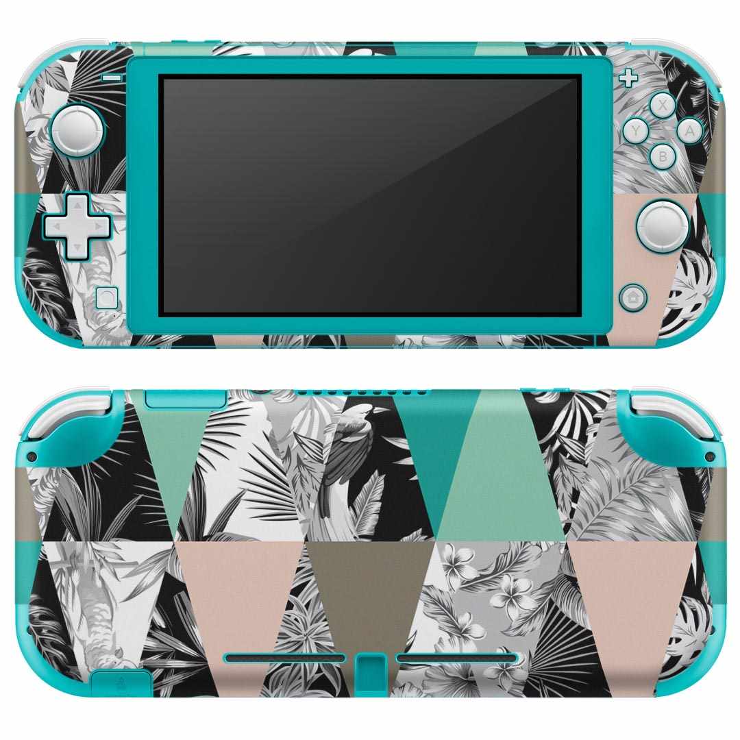 igsticker Nintendo Switch Lite 専用 デザインスキンシール 全面 ニンテンドー スイッチ ライト 専用 ゲーム機 カバー アクセサリー フィルム ステッカー エアフリー 011183 ボタニカル パステル