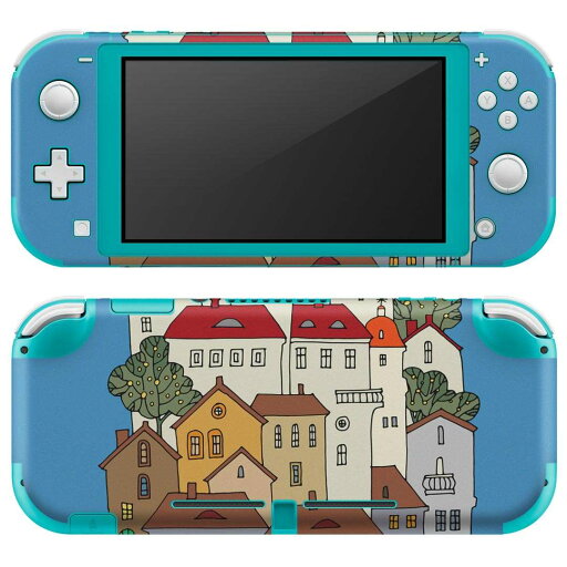 igsticker Nintendo Switch Lite 専用 デザインスキンシール 全面 ニンテンドー スイッチ ライト 専用 ゲーム機 カバー アクセサリー フィルム ステッカー エアフリー 011197 建物 風景 イラスト igsticker Nintendo Switch Lite 専用 デザインスキンシール 全面 ニンテンドー スイッチ ライト 専用 ゲーム機 カバー アクセサリー フィルム ステッカー エアフリー 011197 建物 風景 イラスト