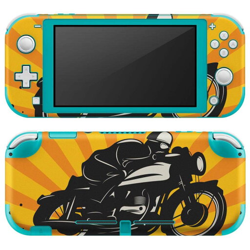 igsticker Nintendo Switch Lite 専用 デザインスキンシール 全面 ニンテンドー スイッチ ライト 専用 ゲーム機 カバー アクセサリー フィルム ステッカー エアフリー 011209 バイク 乗り物 黄色 igsticker Nintendo Switch Lite 専用 デザインスキンシール 全面 ニンテンドー スイッチ ライト 専用 ゲーム機 カバー アクセサリー フィルム ステッカー エアフリー 011209 バイク 乗り物 黄色
