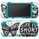 igsticker Nintendo Switch Lite 専用 デザインスキンシール 全面 ニンテンドー スイッチ ライト 専用 ゲーム機 カバー アクセサリー フィルム ステッカー エアフリー 011219 蝶 車 サングラス