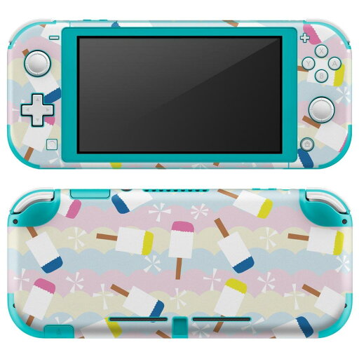 igsticker Nintendo Switch Lite 専用 デザインスキンシール 全面 ニンテンドー スイッチ ライト 専用 ゲーム機 カバー アクセサリー フィルム ステッカー エアフリー 011252 アイス デザート パステル igsticker Nintendo Switch Lite 専用 デザインスキンシール 全面 ニンテンドー スイッチ ライト 専用 ゲーム機 カバー アクセサリー フィルム ステッカー エアフリー 011252 アイス デザート パステル