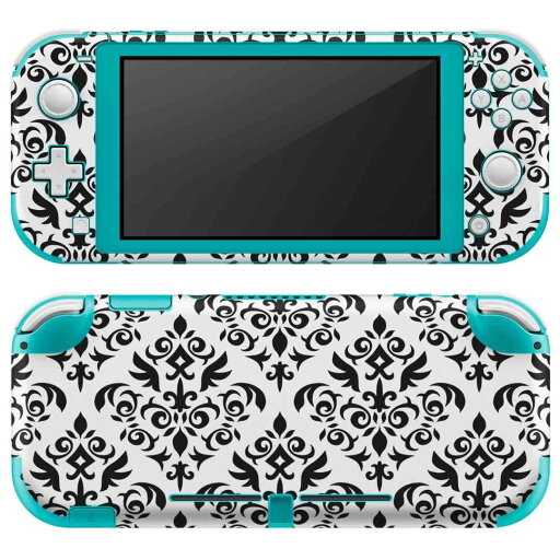 igsticker Nintendo Switch Lite 専用 デザインスキンシール 全面 ニンテンドー スイッチ ライト 専用 ゲーム機 カバー アクセサリー フィルム ステッカー エアフリー 011281 エレガント 模様 モノトーン igsticker Nintendo Switch Lite 専用 デザインスキンシール 全面 ニンテンドー スイッチ ライト 専用 ゲーム機 カバー アクセサリー フィルム ステッカー エアフリー 011281 エレガント 模様 モノトーン