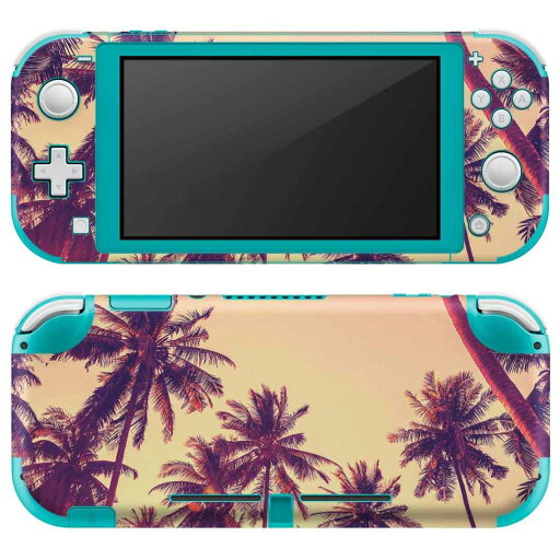 igsticker Nintendo Switch Lite 専用 デザインスキンシール 全面 ニンテンドー スイッチ ライト 専用 ゲーム機 カバー アクセサリー フィルム ステッカー エアフリー 011308 夏 ヤシの木 夕日 igsticker Nintendo Switch Lite 専用 デザインスキンシール 全面 ニンテンドー スイッチ ライト 専用 ゲーム機 カバー アクセサリー フィルム ステッカー エアフリー 011308 夏 ヤシの木 夕日