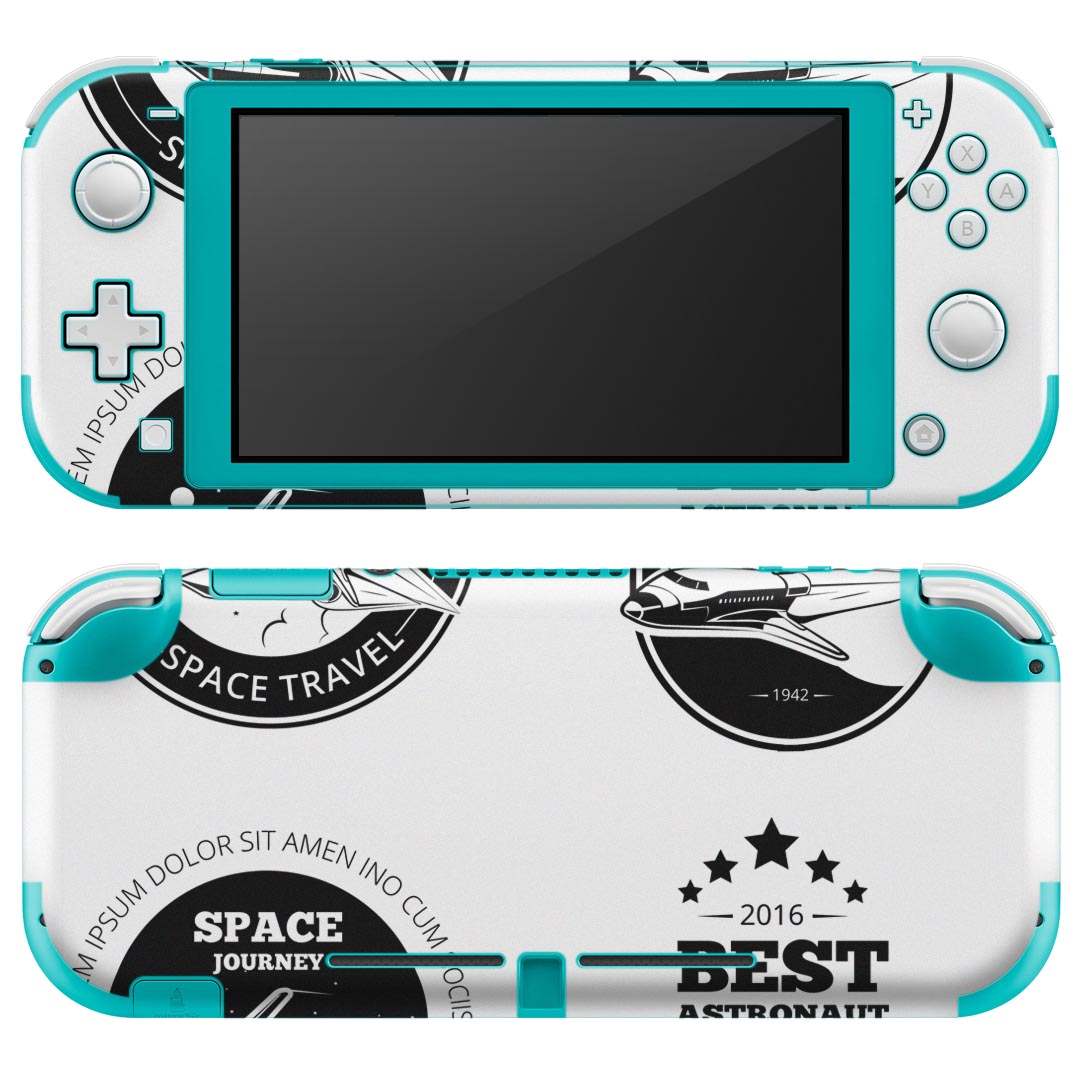 igsticker Nintendo Switch Lite 専用 デザインスキンシール 全面 ニンテンドー スイッチ ライト 専用 ゲーム機 カバー アクセサリー フィルム ステッカー エアフリー 011351 宇宙 ロケット 宇宙船