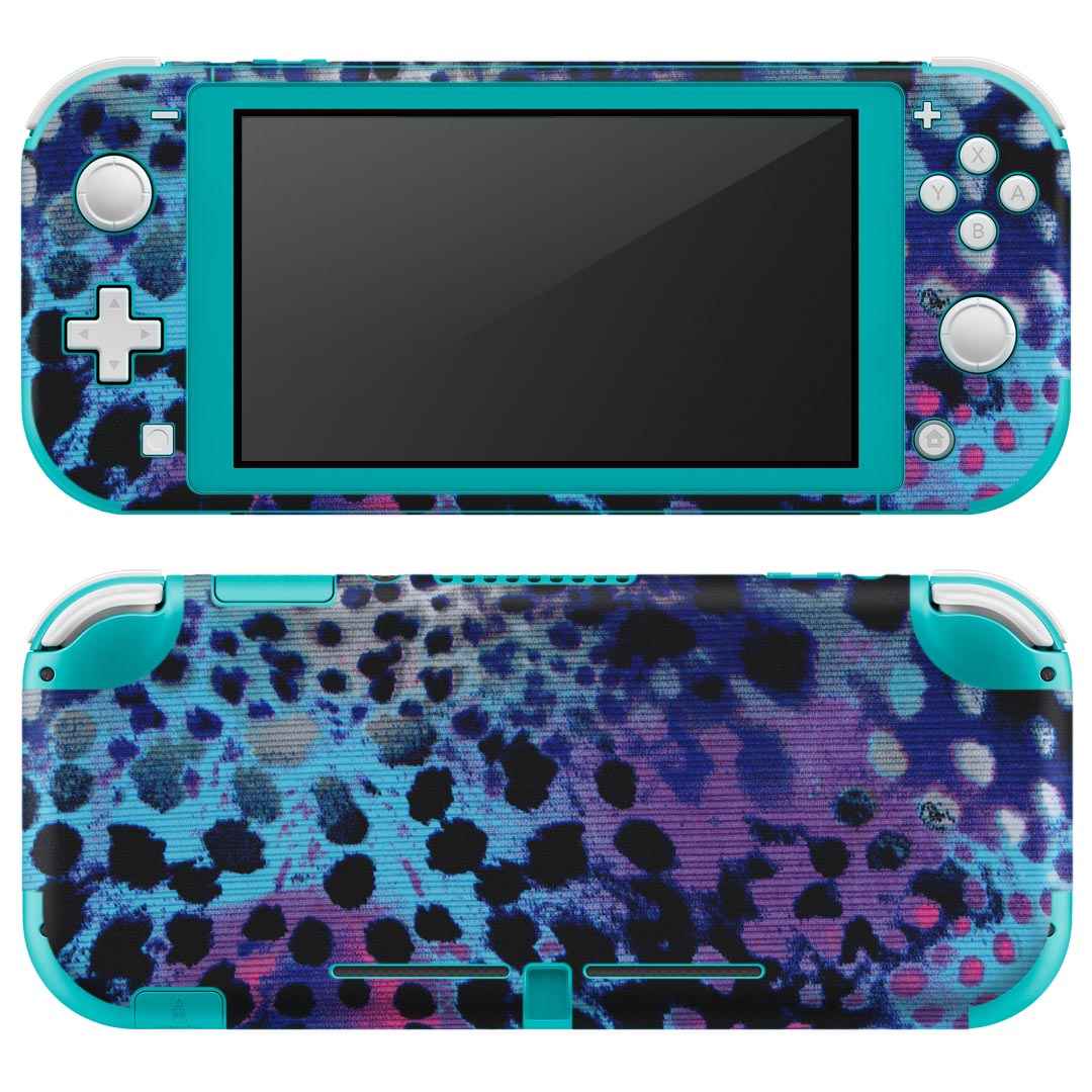 igsticker Nintendo Switch Lite 専用 デザインスキンシール 全面 ニンテンドー スイッチ ライト 専用 ゲーム機 カバー アクセサリー フィルム ステッカー エアフリー 011560 カラフル　アニマル柄　動物