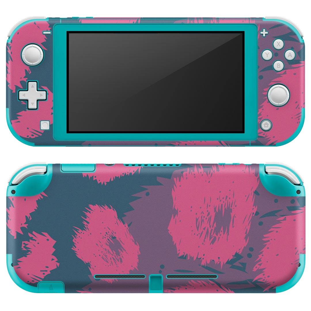 igsticker Nintendo Switch Lite 専用 デザインスキンシール 全面 ニンテンドー スイッチ ライト 専用 ゲーム機 カバー アクセサリー フィルム ステッカー エアフリー 011581 ヒョウ柄 アニマル柄 カラフル