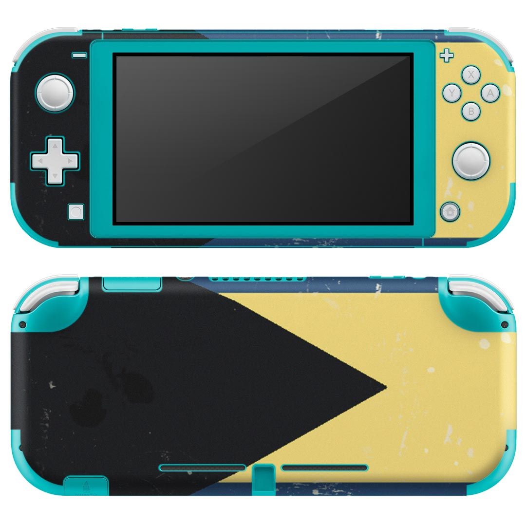 igsticker Nintendo Switch Lite 専用 デザインスキンシール 全面 ニンテンドー スイッチ ライト 専用 ゲーム機 カバー アクセサリー フィルム ステッカー エアフリー 011613 バハマ　外国　国旗