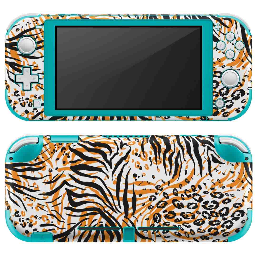 igsticker Nintendo Switch Lite 専用 デザインスキンシール 全面 ニンテンドー スイッチ ライト 専用 ゲーム機 カバー アクセサリー フィルム ステッカー エアフリー 011630 アニマル 動物 ヒョウ柄