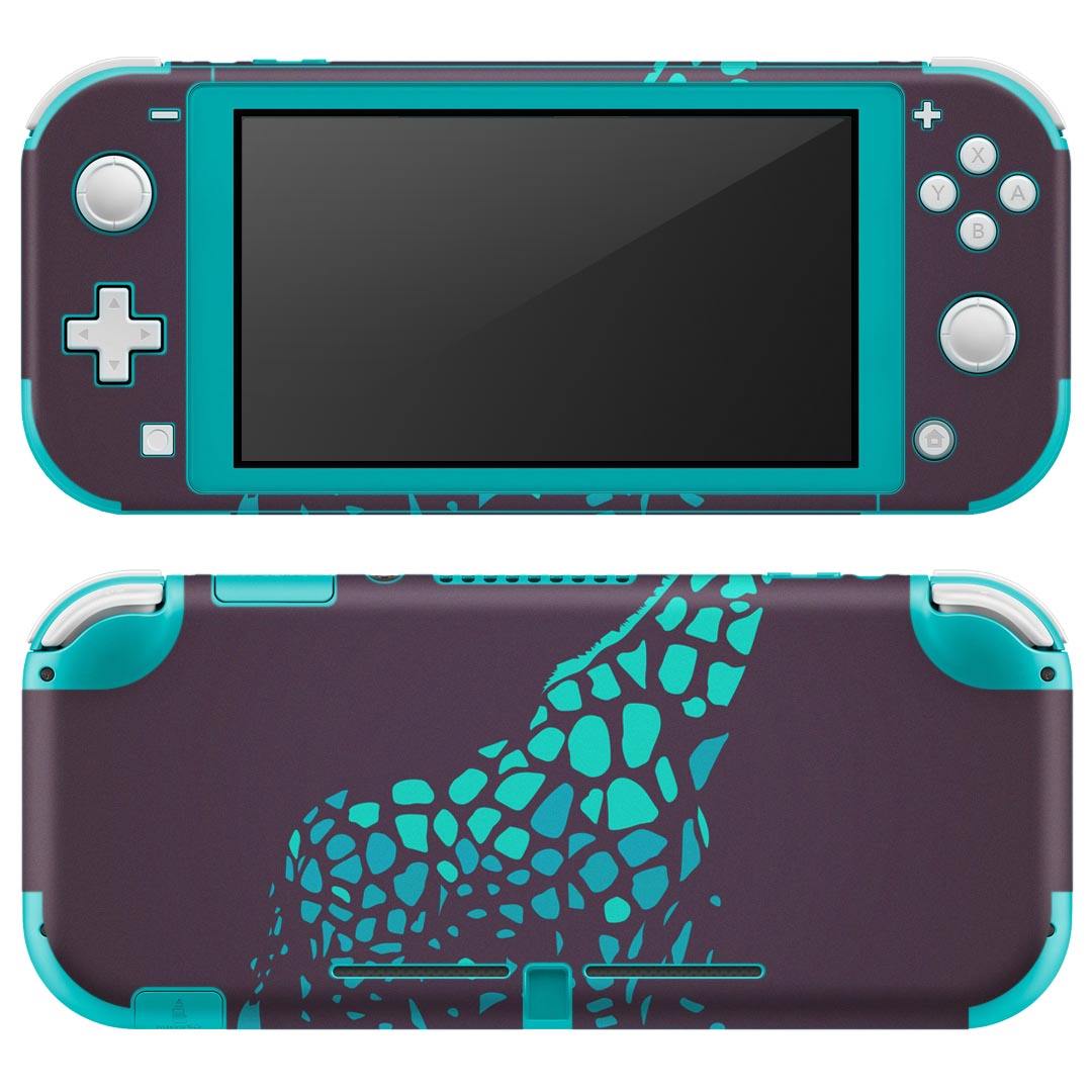 igsticker Nintendo Switch Lite 専用 デザインスキンシール 全面 ニンテンドー スイッチ ライト 専用 ゲーム機 カバー アクセサリー フィルム ステッカー エアフリー 011640 アニマル 動物 キリン