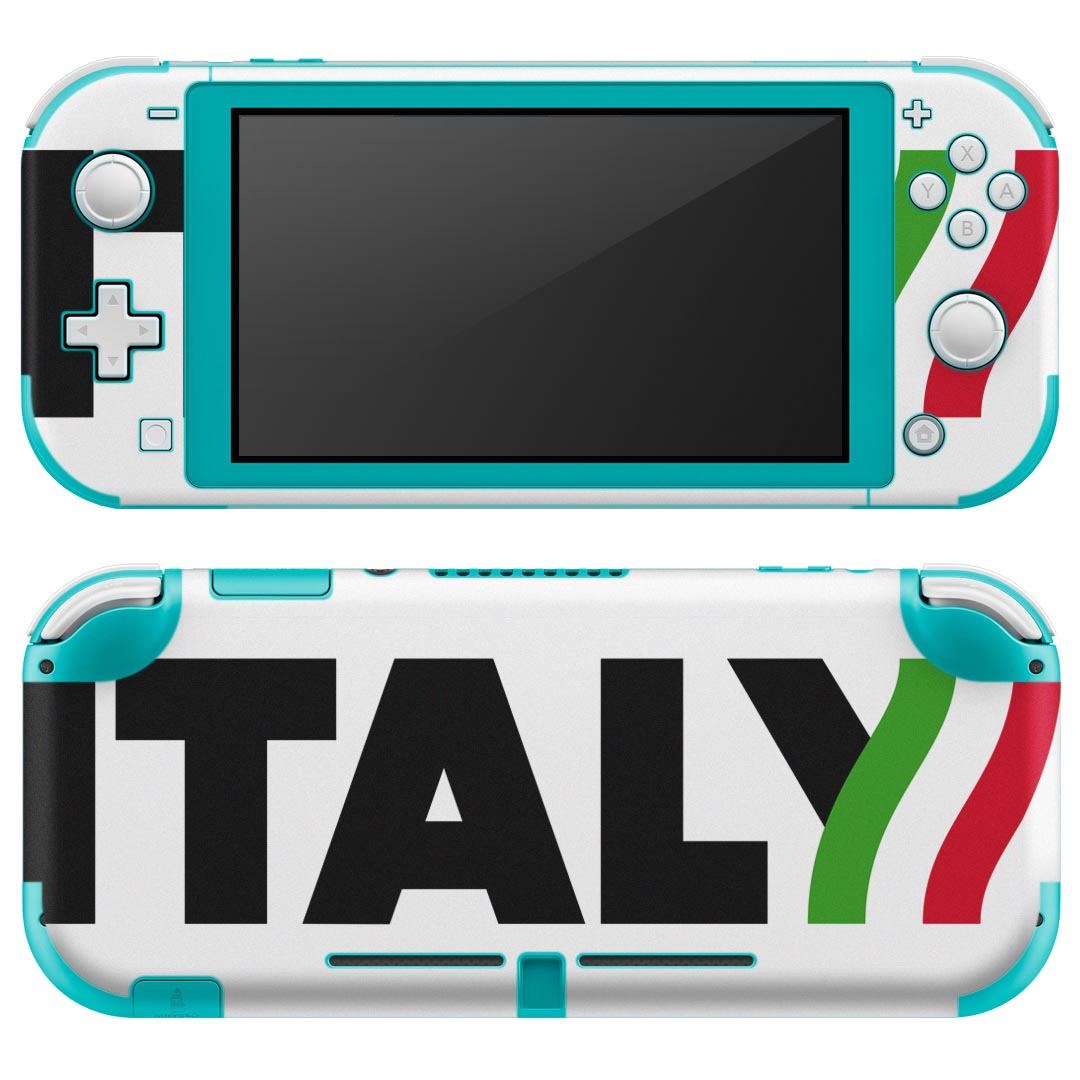 igsticker Nintendo Switch Lite 専用 デザインスキンシール 全面 ニンテンドー スイッチ ライト 専用 ゲーム機 カバー アクセサリー フィルム ステッカー エアフリー 011666 イタリア　外国　国旗