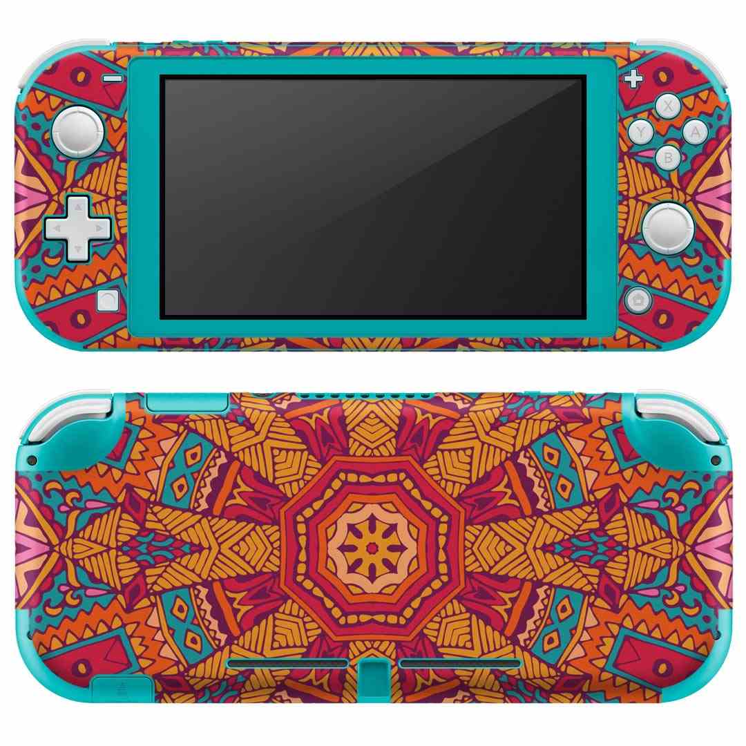 igsticker Nintendo Switch Lite 専用 デザインスキンシール 全面 ニンテンドー スイッチ ライト 専用 ゲーム機 カバー アクセサリー フィルム ステッカー エアフリー 011725 おしゃれ　模様　カラフル
