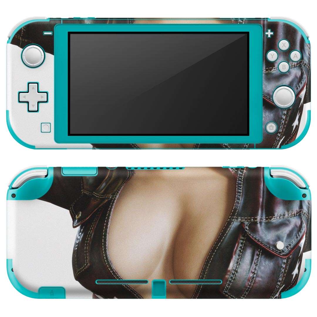 igsticker Nintendo Switch Lite 専用 デザインスキンシール 全面 ニンテンドー スイッチ ライト 専用 ゲーム機 カバー アクセサリー フィルム ステッカー エアフリー 011776 女性　　写真