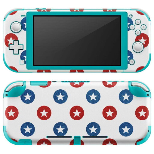 igsticker Nintendo Switch Lite 専用 デザインスキンシール 全面 ニンテンドー スイッチ ライト 専用 ゲーム機 カバー アクセサリー フィルム ステッカー エアフリー 011790 星 赤 青 igsticker Nintendo Switch Lite 専用 デザインスキンシール 全面 ニンテンドー スイッチ ライト 専用 ゲーム機 カバー アクセサリー フィルム ステッカー エアフリー 011790 星 赤 青