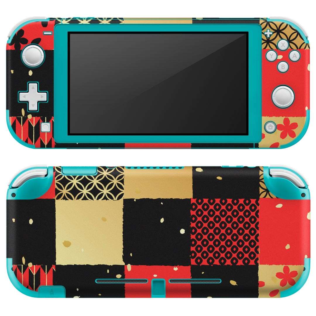igsticker Nintendo Switch Lite 専用 デザインスキンシール 全面 ニンテンドー スイッチ ライト 専用 ゲーム機 カバー アクセサリー フィルム ステッカー エアフリー 011812 和風 和柄 桜