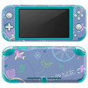 igsticker Nintendo Switch Lite 専用 デザインスキンシール 全面 ニンテンドー スイッチ ライト 専用 ゲーム機 カバー アクセサリー フィルム ステッカー エアフリー 011863 かわいい 鳥 自転車