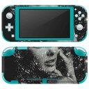 igsticker Nintendo Switch Lite 専用 デザインスキンシール 全面 ニンテンドー スイッチ ライト 専用 ゲーム機 カバー アクセサリー フィルム ステッカー エアフリー 011875 女性 モノトーン(2)
